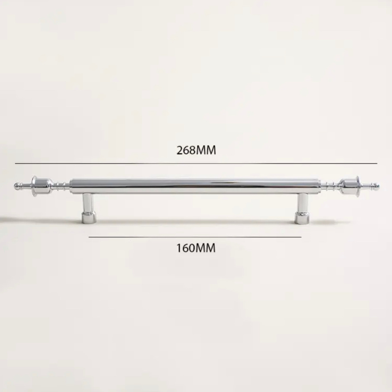 brass hamptons coastal chrome cabinet handles luxy interiors