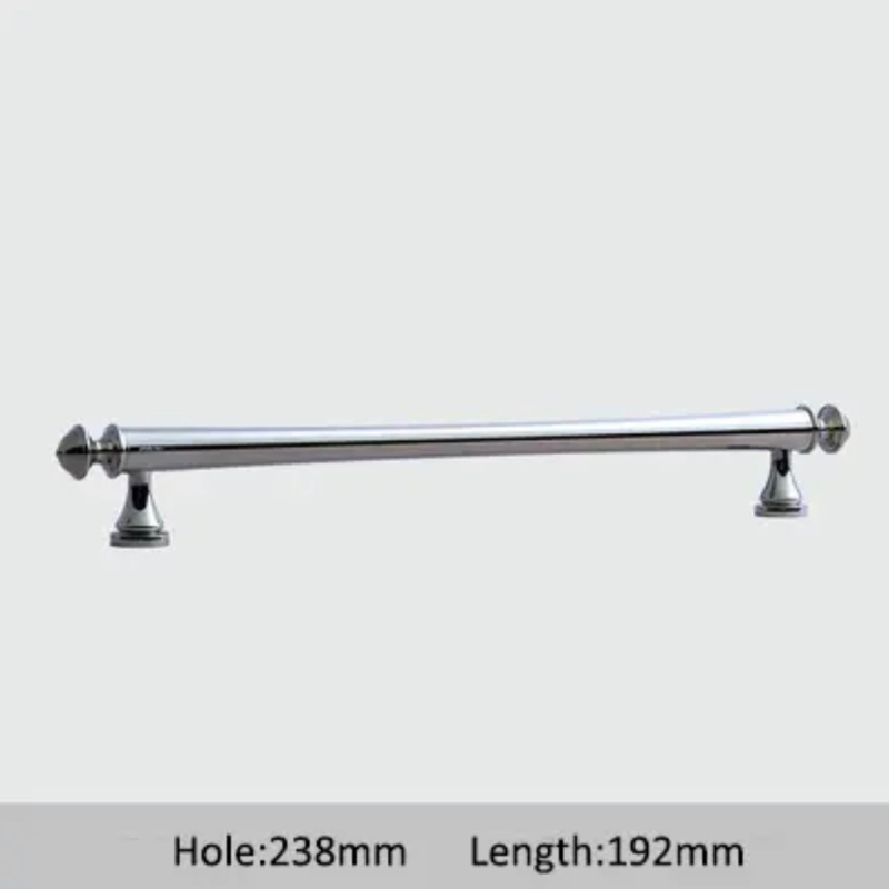 brass hamptons coastal chrome cabinet handles luxy interiors