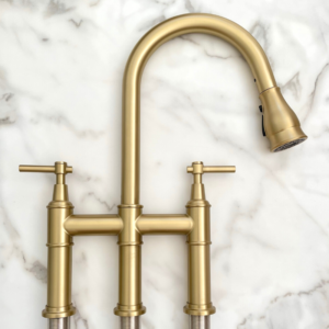 brass hamptons coastal chrome cabinet handles luxy interiors brass polished brass gold tapware faucet kitchen sink