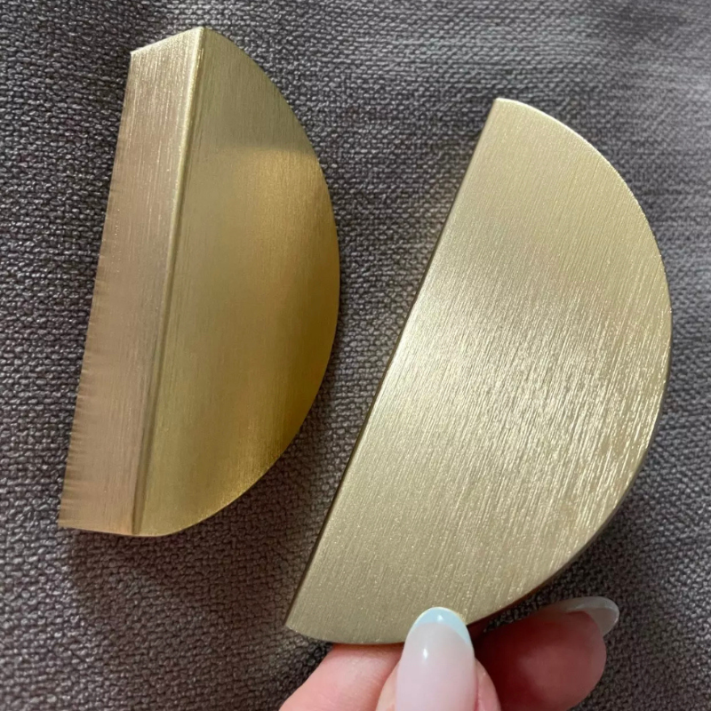 Brass luxy interiors brass half moon brass handles brushed brass gold cabinet handles