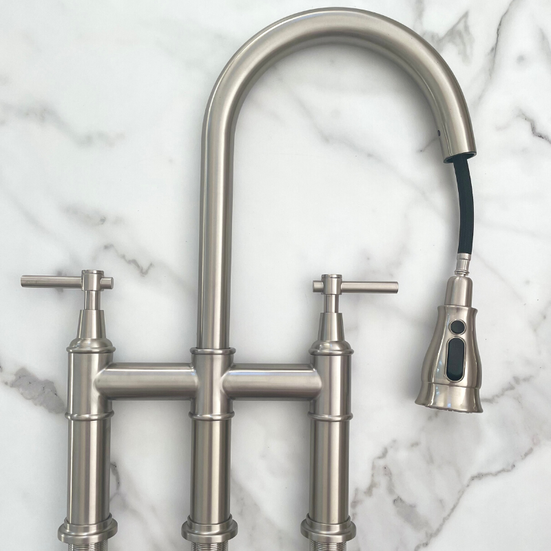 brass hamptons coastal chrome cabinet handles luxy interiors brass polished brass gold tapware faucet kitchen sink