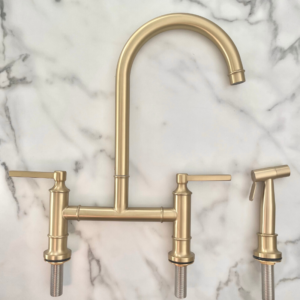 brass hamptons coastal chrome cabinet handles luxy interiors brass polished brass gold tapware faucet kitchen sink
