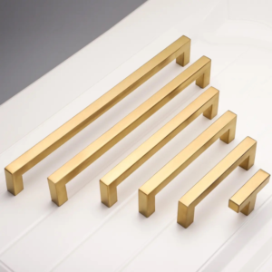 D Handle - Brushed Darker Gold