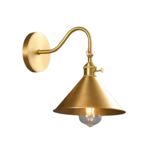 Adore Goose Neck - Wall Pendant - Brushed Brass